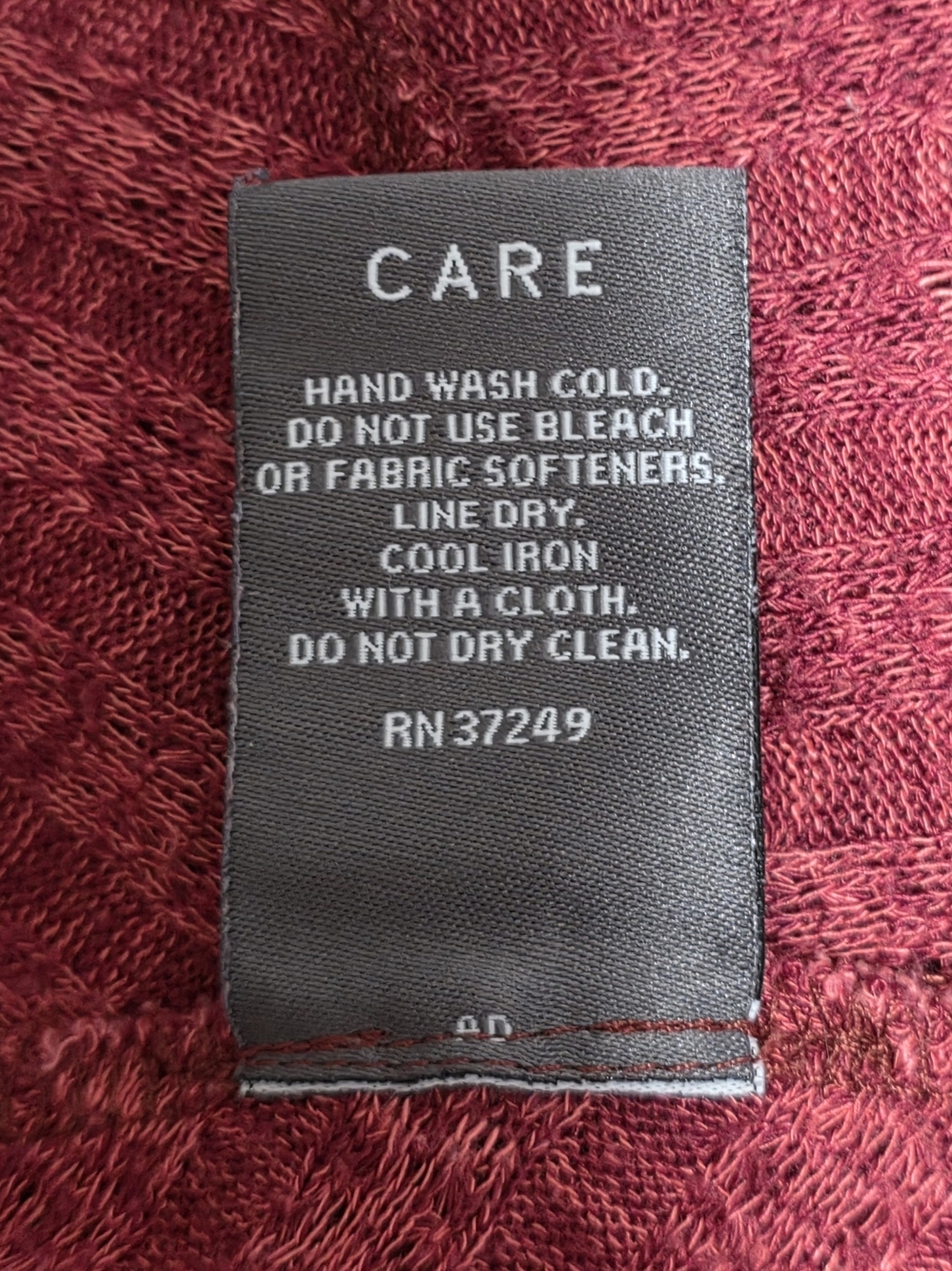 REI Raspberry Draped Cardigan - Picture 6 of 6